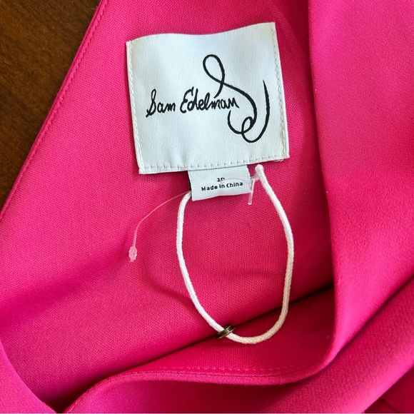 Sam Edelman | Hot Pink Crop Jumpsuit - Picture 10 of 11